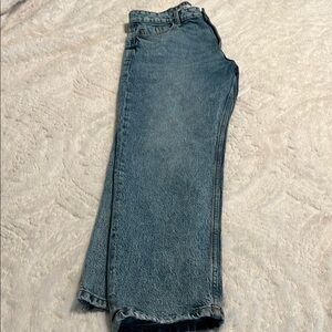 Zara Blue Straight Leg Jeans